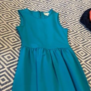 Real to light blue dress